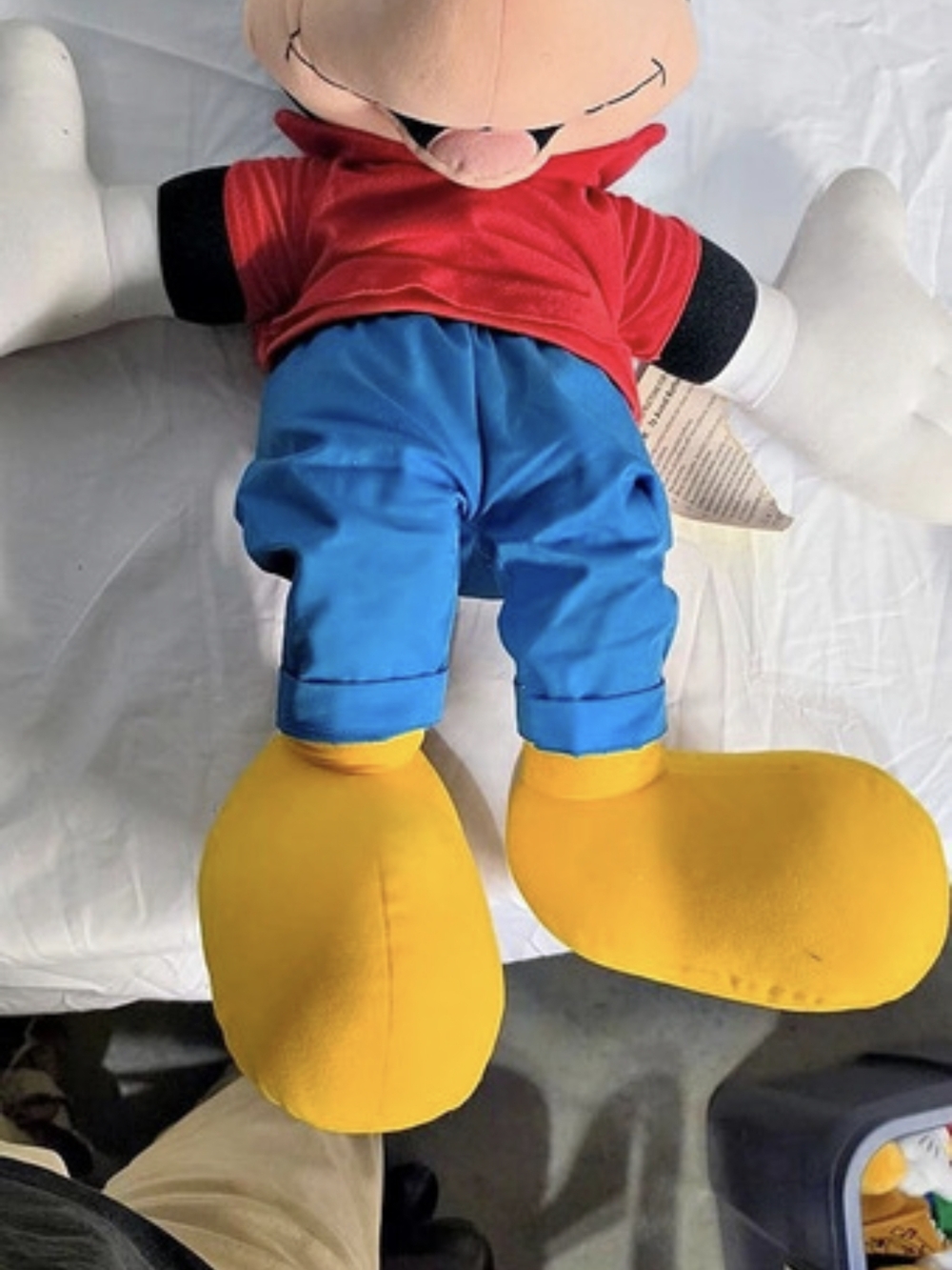 Disney Mickey Mouse Plush Toy Red & Blue